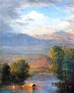 Frederic Edwin Church  - Bilder Gemälde - The Magdalena River Equador
