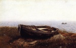 Frederic Edwin Church  - Bilder Gemälde - The Old Boat (The Abandoned Skiff)
