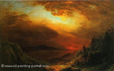 Twilight Mount Desert Island Maine