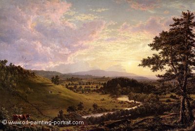 View near Stockbridge Mass
