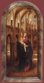 Jan van Eyck - Bilder Gemälde - Madonna in the Church