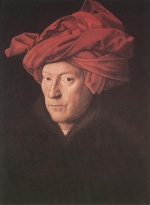 Jan van Eyck - paintings - Man in a Turban