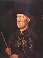 Jan van Eyck - paintings - Portrait of a Baudouin d Lannoy