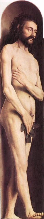 Jan van Eyck - Peintures - Adam