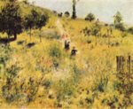 Pierre Auguste Renoir  - Peintures - Chemin dans l´herbe