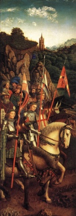Jan van Eyck - Bilder Gemälde - The Soldiers of Christ