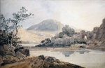 Thomas Girtin - paintings - Castle Conway