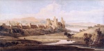 Thomas Girtin - paintings - Castle Conway from the River Gyffin