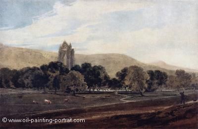 Distant View of Guisborough Priory (Yorkshire)