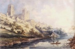 Thomas Girtin - Bilder Gemälde - Durham Cathedral and Castle