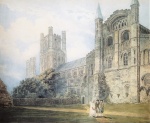 Thomas Girtin - paintings - Ely Cathedral from the South-East