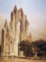 Thomas Girtin - Bilder Gemälde - Guisborough Priory (Yorkshire)