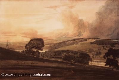 Harewood House (Yorkshire from the South East)
