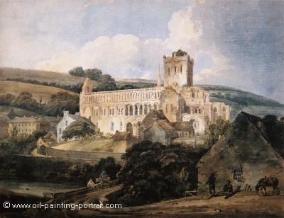 Jedburgh Abbey from the South Eeast