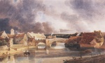 Thomas Girtin - Bilder Gemälde - Morpeth Bridge