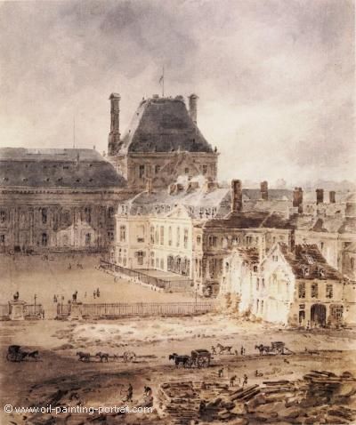 Paris (Part of the Tuileries and the Louvre)