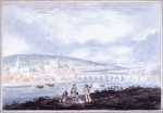 Thomas Girtin  - paintings - Rochester Kent from the North