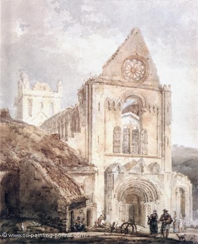 The West Front of Jedburgh Abbey (Scotland)