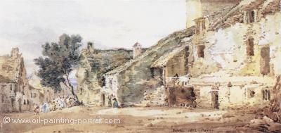 Village Scene in France