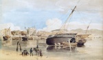 Thomas Girtin  - Peintures - Port de Weymouth 