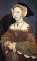 Hans Holbein - Peintures - Jane Seymour reine d'Angleterre