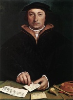 Hans Holbein - paintings - Portrait of Dirk Tybis
