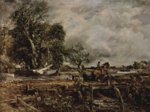 John Constable - Peintures - Cheval sautant une barrière