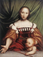 Hans Holbein  - paintings - Venus and Armor