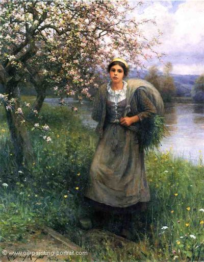 Apple Blossoms in Normandy