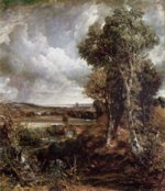 John Constable - Peintures - Dedham Vale
