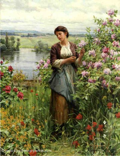 Julia among the Roses