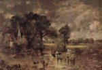 John Constable - Peintures - Le chariot de foin 