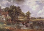 John Constable - Peintures - Le chariot de foin