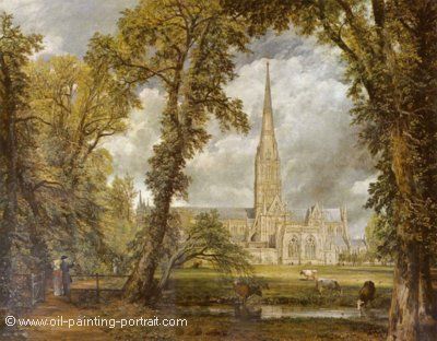 Salisbury Cathedral from the Bishops' Grounds