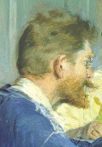 Peder Severin Krøyer - Peintures - Autorretrato del Pintor