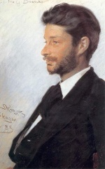 Peder Severin Krøyer - paintings - Georg Brandes