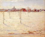 Peder Severin Kroyer - paintings - Hornbaek en invierno