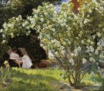 Peder Severin Kroyer - Peintures - Marie en el jardin