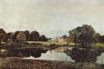 John Constable - Peintures - Manoir de Malvern 