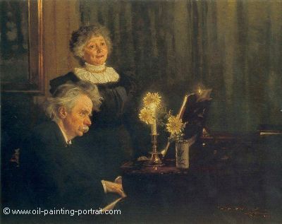 Nina y Edvard Grieg