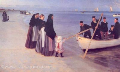 Prescadores en Skagen