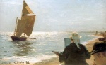 Peder Severin Kroyer  - Bilder Gemälde - Pintores en la playa