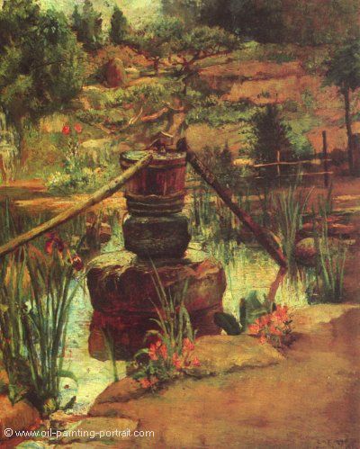The Fountain in our Garden at Nikko