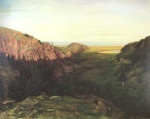 John LaFarge - painting - The Last Valley