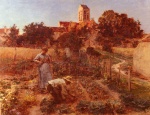 Léon Augustin Lhermitte - Peintures - De Mont Saint Pere