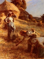 Léon Augustin Lhermitte - paintings - Haymakers