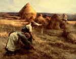Léon Augustin Lhermitte  - paintings - The Gleaners