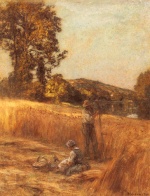 Léon Augustin Lhermitte  - Peintures - Les Moissonneurs