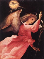 Lorenzo Lotto - Bilder Gemälde - Angel Annunciation