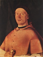 Lorenzo Lotto - Bilder Gemälde - Bishop Bernardo de Rossi